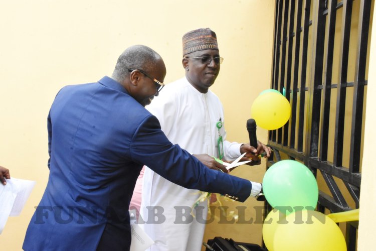 FUNAAB Vice-Chancellor, Prof. Babatunde Kehinde, Inaugurates UNAAB Microfinance Bank Branch in Camp/Apakila Junction.