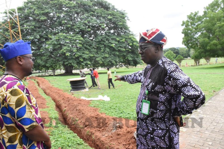 FUNAAB Enhances Infrastructure with New Electricity Cable Installation