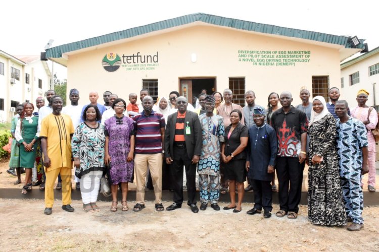 FUNAAB Commissions Innovative Egg Drying Technology Facility