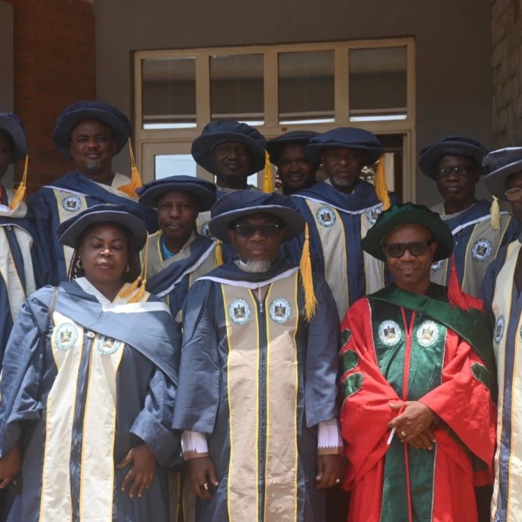 KWASU VC Prof Shaykh-Luqman Jimoh and DVC Prof Mahmud Jimba Officially Inducted into CILGPAN