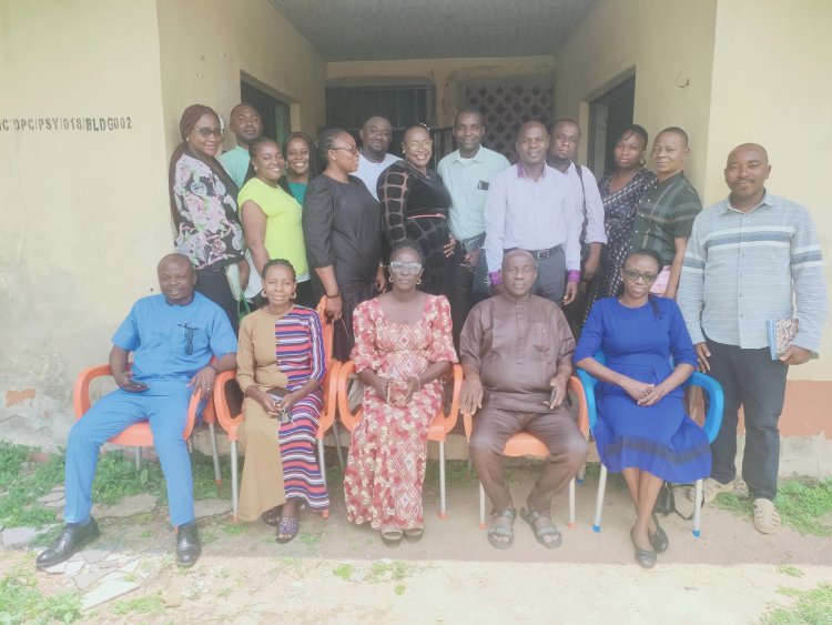 Dr. Dominic Ucho and Benue State University Team Supervise Ph.D. Clinical Psychology Interns at FMC Makurdi