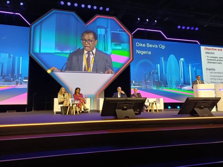 Prof Dike Ojji of UNIABUJA Presents Veronica Trial Results at ESC Congress 2024