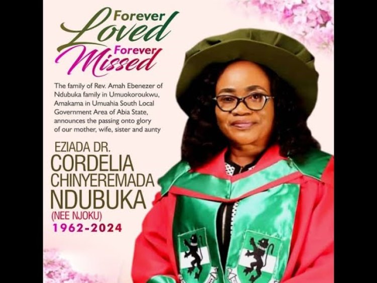 Godfrey Okoye University Honors Dr. Cordelia Ndubuka with Heartfelt Valedictory Service