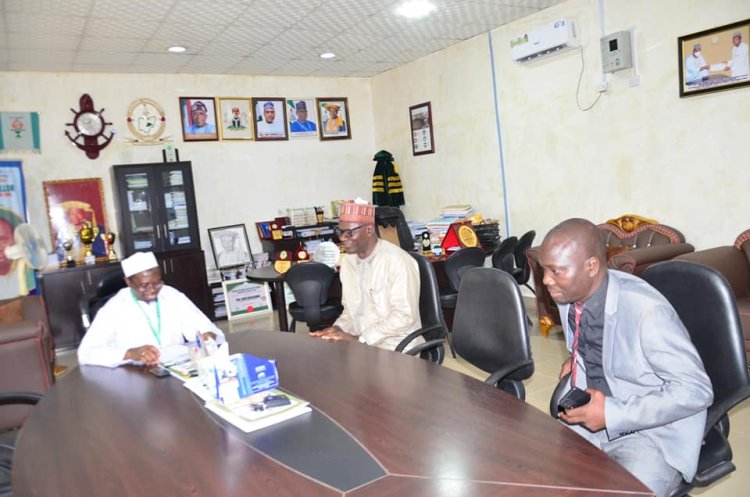 FULAFIA VC Prof Shehu Abdul Rahman Welcomes Dr. Joseph Ochogwu of IPCR