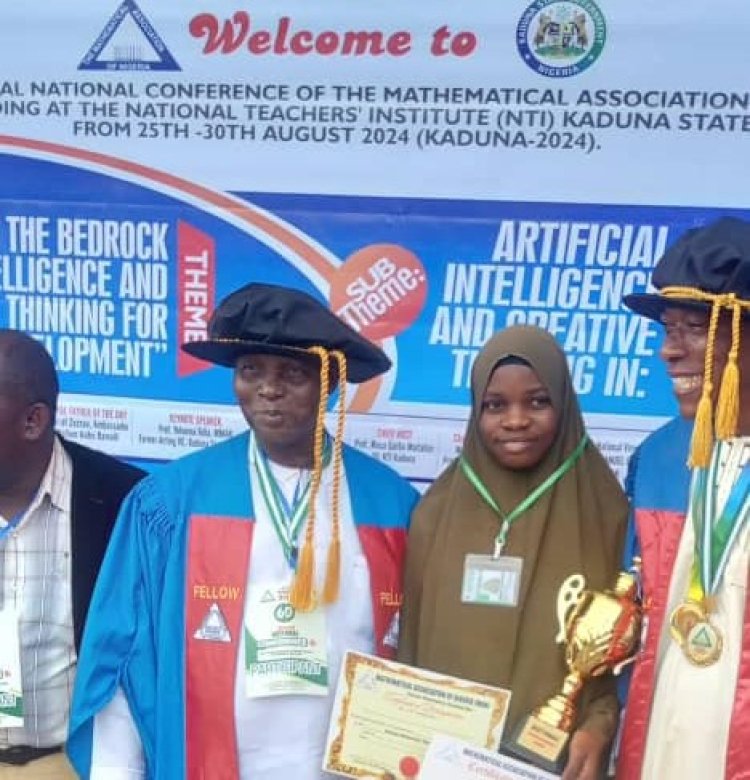 Miss Balogun Azeezat Tolani of Okeho Named Best Female at National Mathematics Olympiad