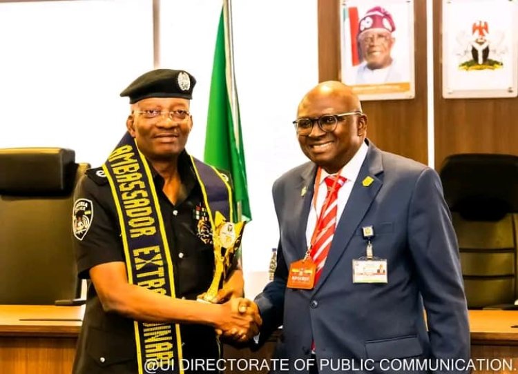 Inspector General of Police, Dr. Olukayode Egbetokun, Honored as UI@75 Ambassador Extraordinaire