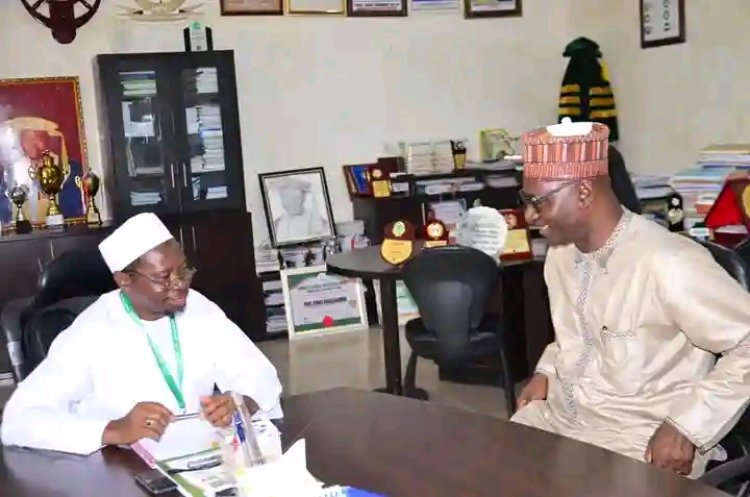 Federal University Lafia VC Professor Shehu Abdul Rahman Receives Director-General of Institute for Peace and Conflict Resolution