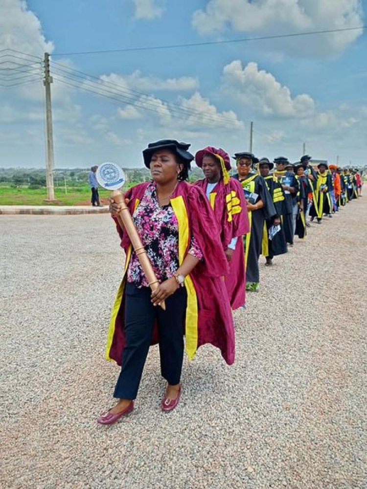 Federal Polytechnic Wannune Matriculates New Students, Charges Them on Good Conduct