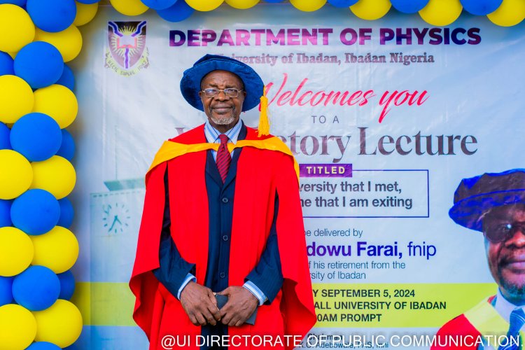 Retiring UI Professor Calls for Urgent Reforms to Rescue Nigerian Universities