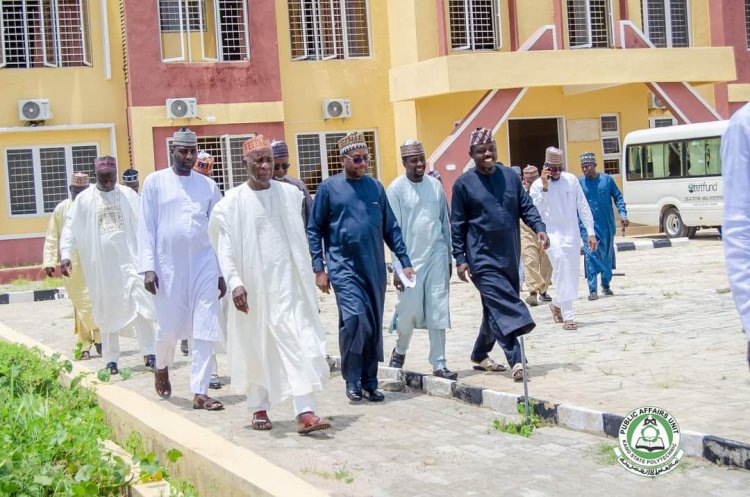 New Governing Council Embarks on Familiarization Tour of Unit Schools at School of Health and Allied Sciences, Gwamai