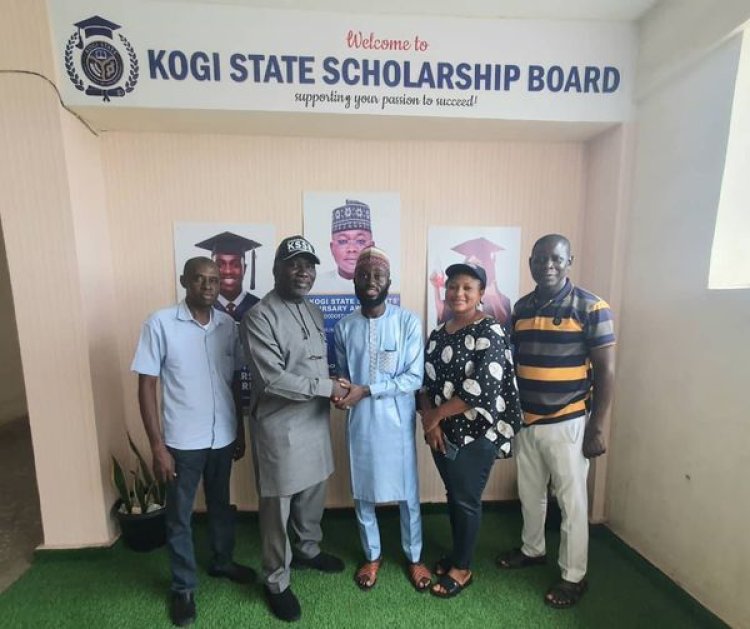 Yahaya Umar Advocates for Kogi Law Students During Courtesy Visit to State Scholarship Board