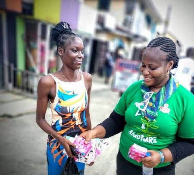 Rivers State Girl Guides Participate in Community Health Service Road Walk