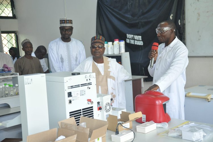 VC Abu Kasim Adamu Inaugurates ₦35 Million Research Equipment at Ibrahim Badamasi Babangida University