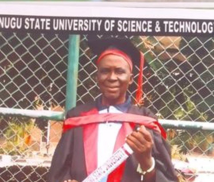 70-Year-Old Achieves Academic Milestone, Graduates from ESUT