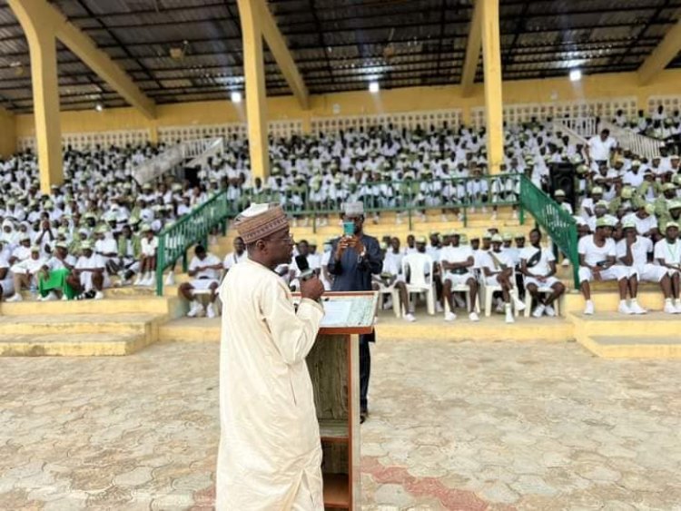 NYSC Katsina State Coordinator Urges 2024 B2 Corps Members to Respect Host Communities and Utilize Free Healthcare Services