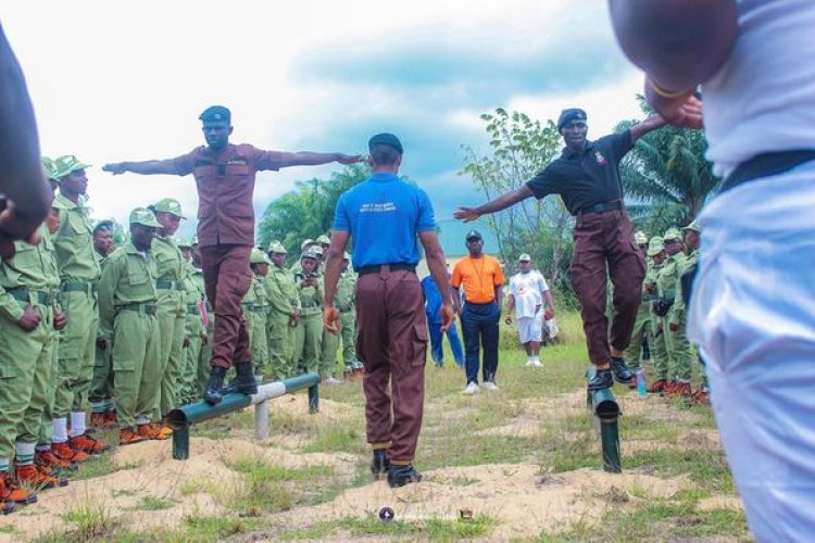 Man O' War Activities Energize NYSC Permanent Orientation Camp, Bayelsa State