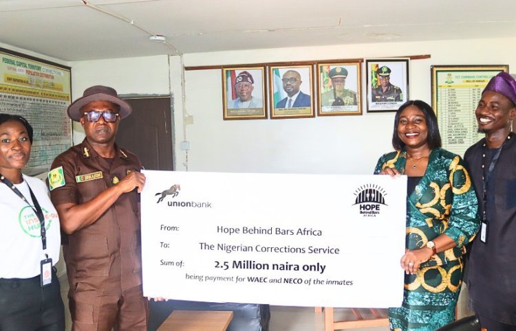 Hope Behind Bars Africa Raises 2.5 Million Naira for Incarcerated Persons’ Education