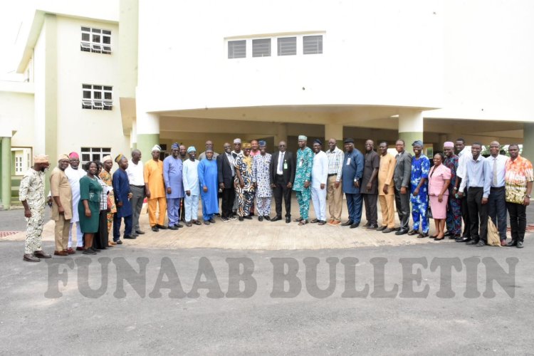 FUNAAB Honors Past Senate Committee Members for Excellence in Exam Results Management