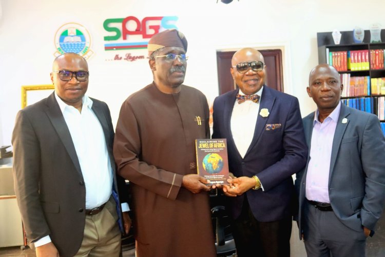 UNILAG School of Postgraduate Studies Receives Book Donation to Boost Research