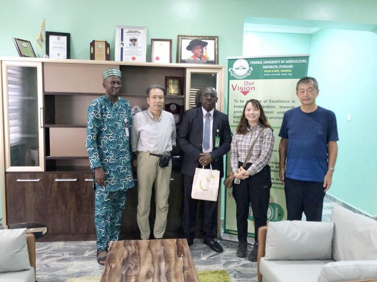 FUNAAB Welcomes Japanese Professors, Aims for Global Academic Collaboration