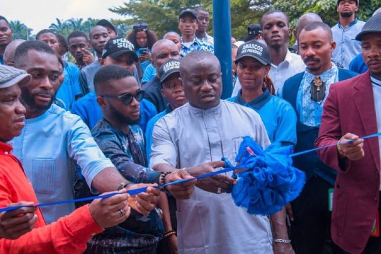 Akwapoly Rector Unveils New Signage for Mass Communication Department as Ibanga Isine Announces ₦100,000 Prize for Top Graduate