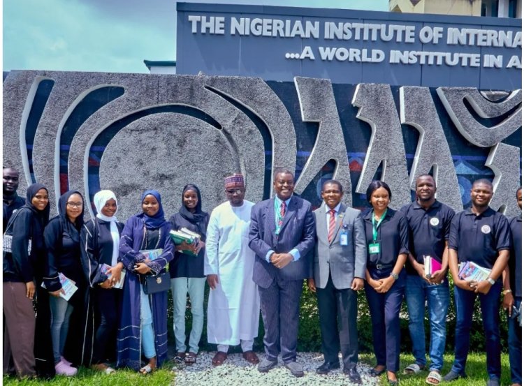 MAAUN Students Engage in Diplomatic Field Trip to Nigerian Institute of International Affairs