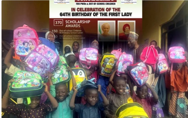 QAT Foundation Awards Scholarships to 370 Students in Honor of First Lady Oluremi Tinubu’s 64th Birthday