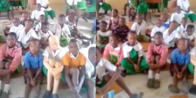 Over 200 Pupils Sit on Bare Floors at Ughievwen Primary School in Delta