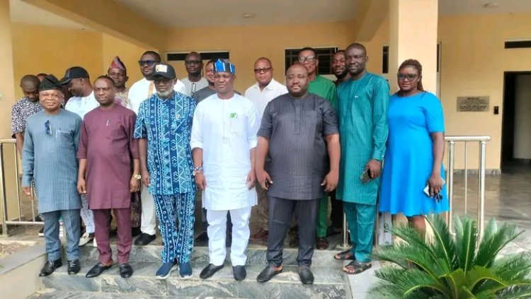 Hon. David A. Ogewu Pays Courtesy Visit to Benue State University VC Prof To Joel Iorapuu