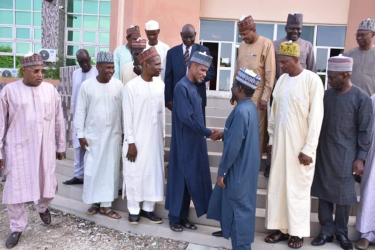 UNIMAID Vice-Chancellor Welcomes Deans on Congratulatory Visit