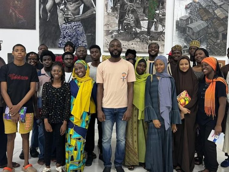 African University of Science and Technology Students Explore Nigerian Identity at Nike Art Gallery