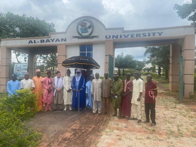 His Royal Highness Dr. Abubakar Sadiq Ahmed Yakubu Praises Al-Bayan University in Ankpa Educational Tour