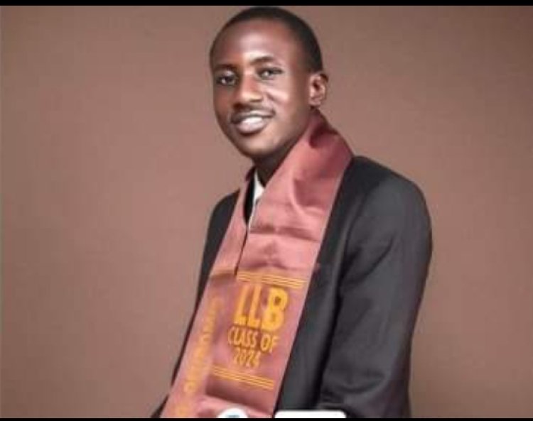 Outstanding Nigerian Graduate Achieves First-Class Law Degree with Best Student Award