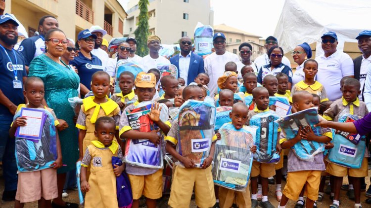 LASAA and Omoo Dadaa Foundation Donate School Bags and Books to Ojodu Primary School Pupils