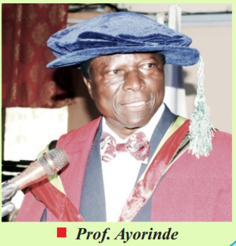 Prof. Ayorinde of UNILORIN Calls for Competence in University Leadership Appointments