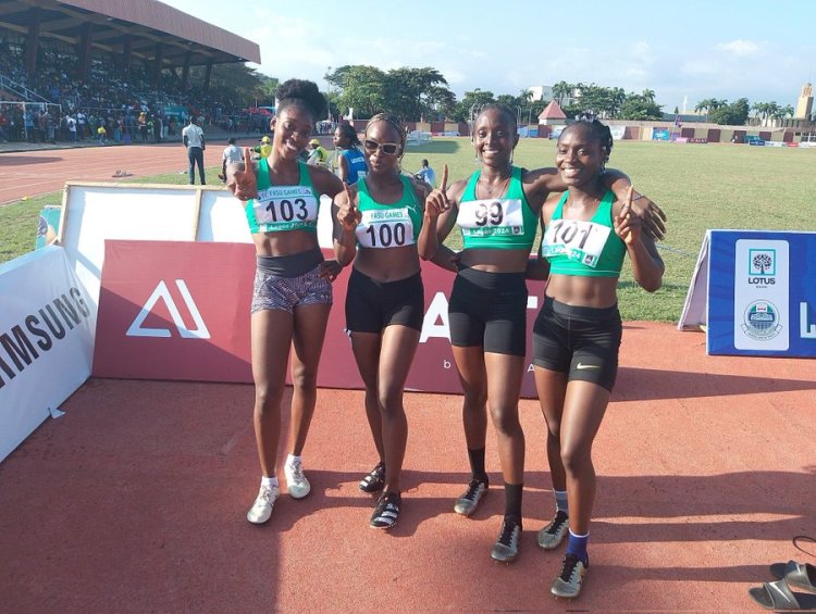 UNILAG Claims First FASU Games Athletics Gold in the 4x100m Relay