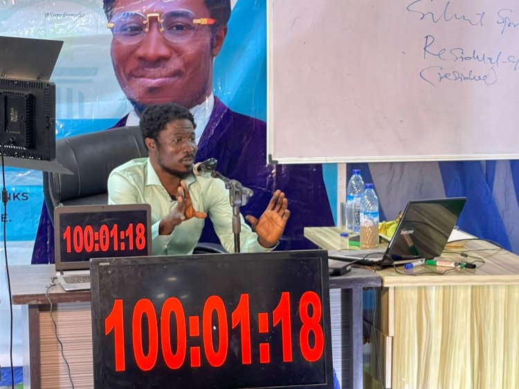 Osun Lecturer Reaches 100-Hour Mark in 150-Hour Marathon Lecture Attempt