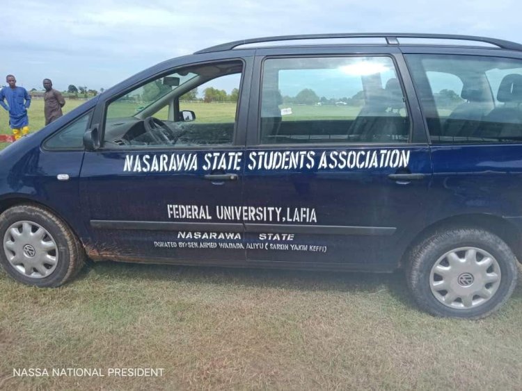 FULafia Vice-Chancellor Hosts Donation Ceremony for NASSA Vehicle from Senator Wadada