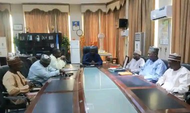 UNIMAID Vice-Chancellor Prof. Mohammed Laminu Mele Receives Congratulatory Visit from Faculty of Law