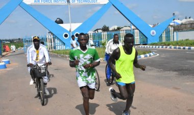 Air Force Institute Student Runs 64 Kilometers in Honor of Nigeria's 64th Independence