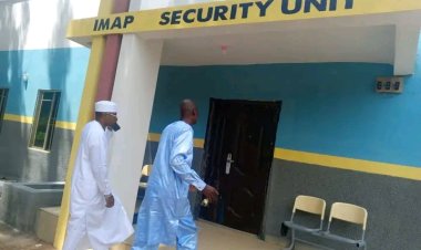 IMAP Acting Rector Dr. Nurudeen Inspects Newly Constructed Security Office