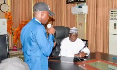 UNIMAID's NASELS Executives Congratulate Vice-Chancellor Prof. Mohammed Laminu Mele