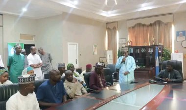 UNIMAID Vice-Chancellor Prof. Mohammed Laminu Mele Receives Congratulatory Visit from GST Division