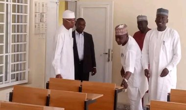 Acting Rector Dr Nurudeen Inspects TETFund Project at Isa Mustapha Agwai I Polytechnic