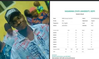 Nasarawa State University Department of English Records First-Ever Perfect GP of 5.0