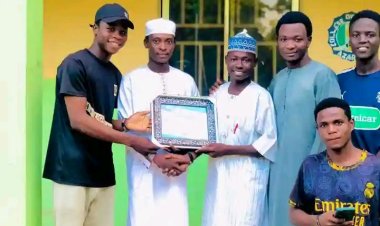 Aminu Saleh College of Education Student, Musa Abdullahi Receives Prestigious Award