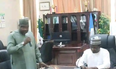 University of Maiduguri VC Prof. Mohammed Laminu Mele, Receives Congratulatory Visit from Senate Committee