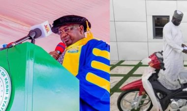 Kebbi State Governor Empowers FUBK Graduate with Special Needs, Presents Motorcycle and Job Offer