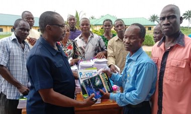 Alumni Association Donates Educational Materials to Abbi Schools, Urges Students to Value Education