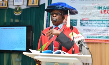 TASUED Professor Highlights Earth's Atmospheric Balance in Inaugural Lecture, Calls for Environmental Responsibility